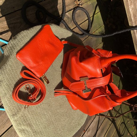 NWT Genuine Leather Bag - Picture 3 of 8